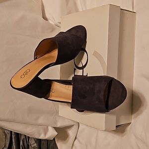 Cato Gray Suede Shoes. Size 8. Never Worn.